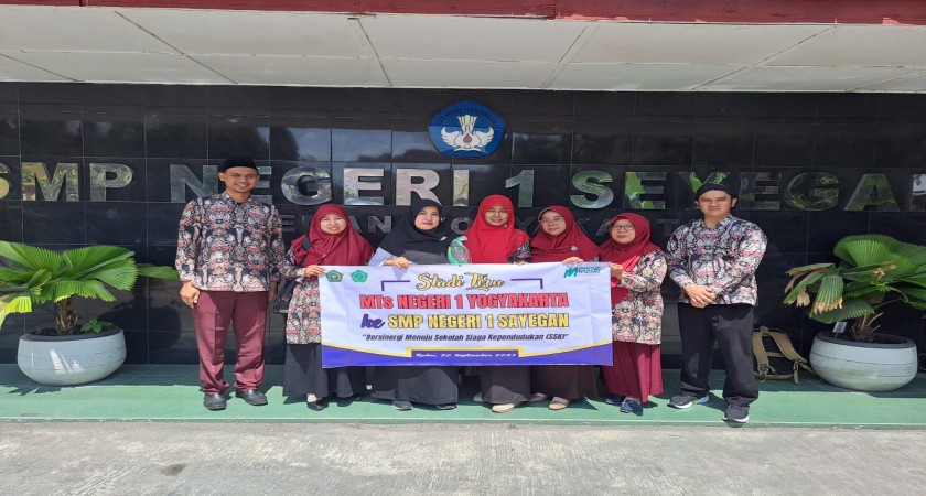 Siapkan Diri Jadi Sekolah Siaga Kependudukan, MTsN 1 Yogyakarta Lakukan Studi Tiru