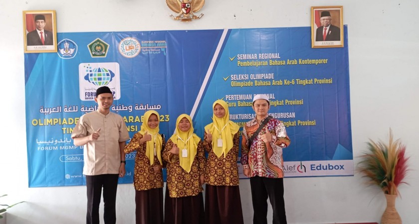 Raih Juara I, Siswi MTsN 1 Yogyakarta Lolos ke Tingkat Nasional Olimpiade Bahasa Arab Ke-6 Tahun 2023