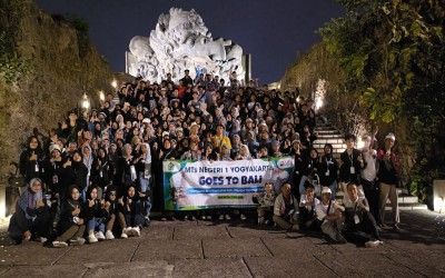 Siswa MTsN 1 Yogyakarta Kunjungi Garuda Wisnu Kencana, Mendalami Warisan Budaya Nusantara