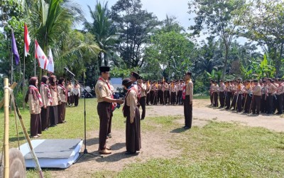 Sinergi dan Ketangkasan: Siswa Kelas VII MTsN 1 Yogyakarta Ikuti Uji Kemahiran Pramuka di Karangsari
