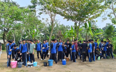 Perkuat Karakter Siswa, MTsN 1 Yogyakarta Gelar Outbound di Hari Terakhir Kemah Karangasri