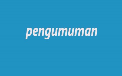 PENGUMUMAN HASIL VERIFIKASI BERKAS