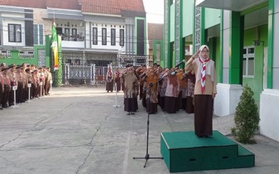 MTsN 1 Yogyakarta Gelar Upacara Peringatan Hari Pramuka Ke-64 Tahun 2025